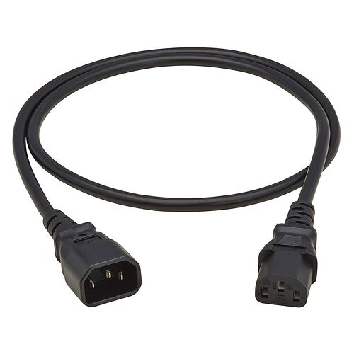 Câble d'alimentation C13 vers C14 - 1 mètre - Eaton