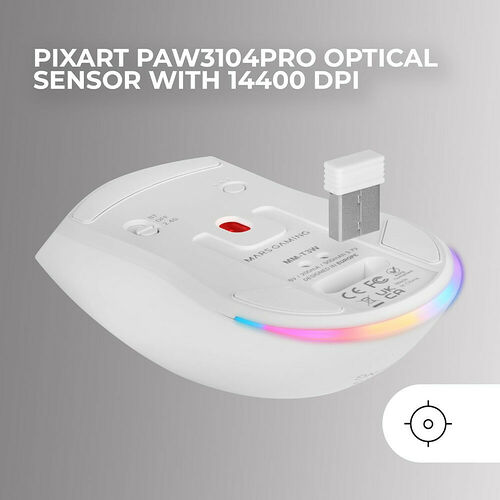 Mars Gaming MM-T3 - Blanc