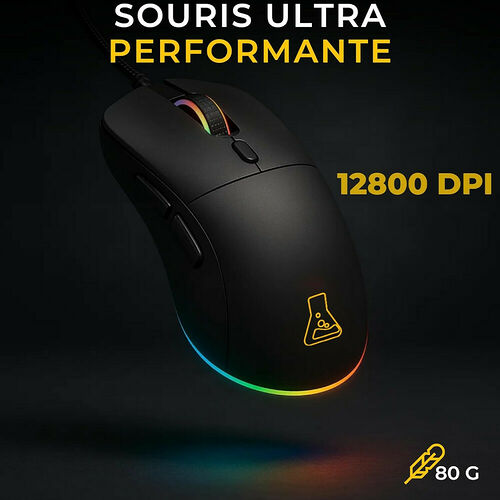 The G-Lab Combo Titanium - Noir (AZERTY)