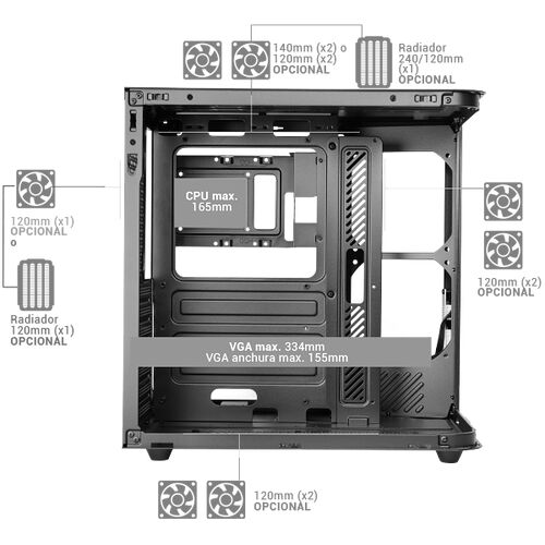 Mars Gaming MC-CURV - Noir