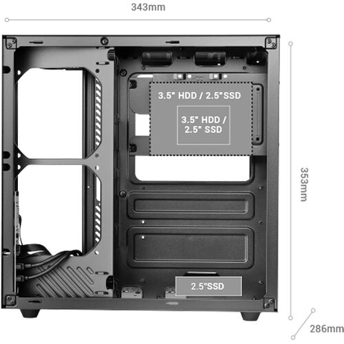 Mars Gaming MC-CURV - Noir