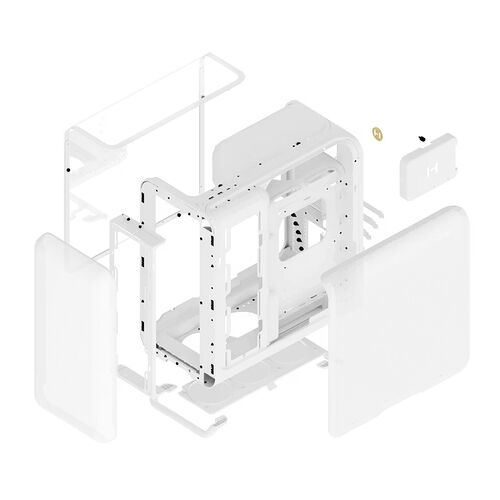 Hyte X50 TG - Blanc