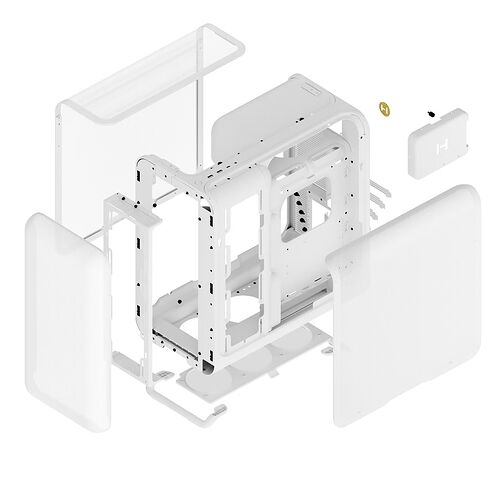 Hyte X50 Air - Blanc