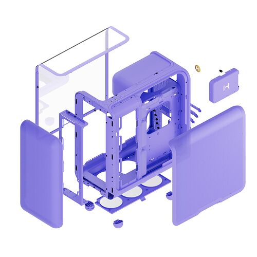 Hyte X50 TG - Violet