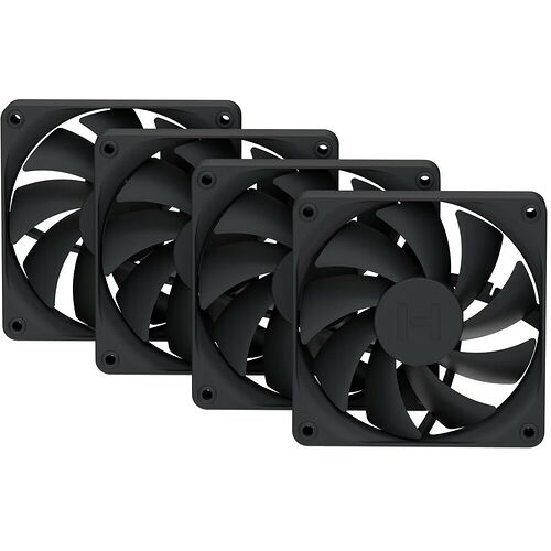 Hyte FA12 - 120 mm (Pack de 4) - Noir