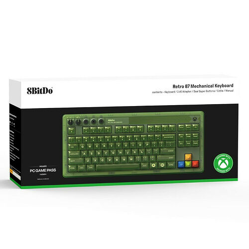 8BitDo Retro 87 Xbox Edition (QWERTY)