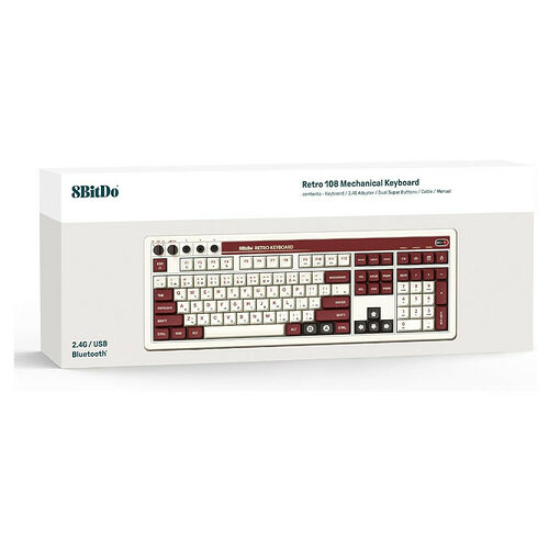 8BitDo Retro 108 Famicom Edition (QWERTY)