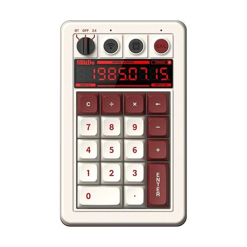 8BitDo Retro 18 Wireless Mechanical Number Keypad Famicom Edition