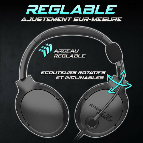 Spirit of Gamer Pro H4 (Noir)