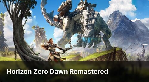 Horizon Zero Dawn Remastered