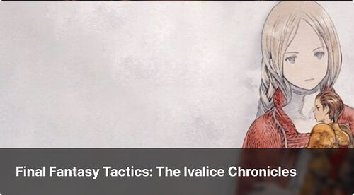 Config AFinal Fantasy Tactics: The Ivalice Chronicles