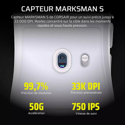 Corsair Sabre V2 Pro - Noir