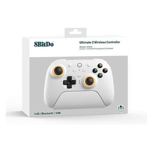 8BitDo Ultimate 2 - Blanc