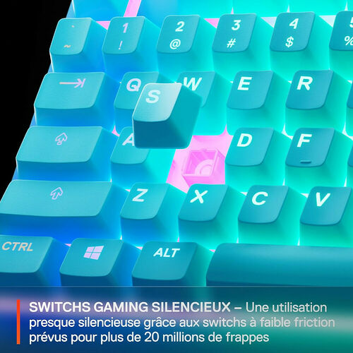 Steelseries Apex 3 TKL (Aqua) (AZERTY)