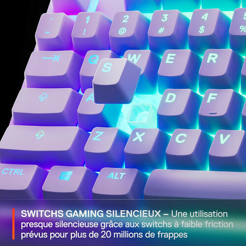 Steelseries Apex 3 TKL (Lavender) (AZERTY)