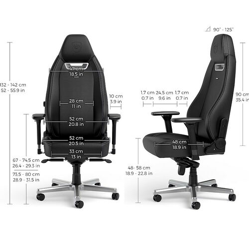 Noblechairs LEGEND - Silver Edition