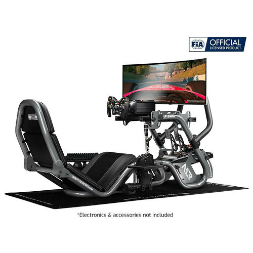 Next Level Racing - F-GT Pro Formula and GT Racing Simulator Cockpit (Grey)