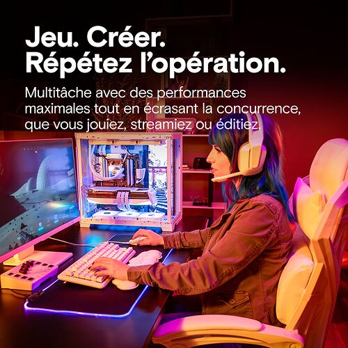 DDR5 Crucial Pro Overclocking Blanc - 32 Go (2 x 16 Go) 6400 MHz - CAS 32