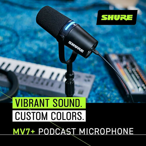 Shure MV7+ (Black)