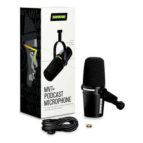 Shure MV7+ (Black)