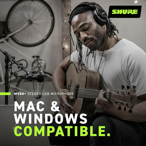 Shure MV88+ Microphone USB stéréo