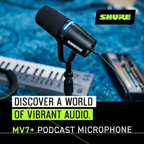 Shure MV7+ Podcast Kit (Black)