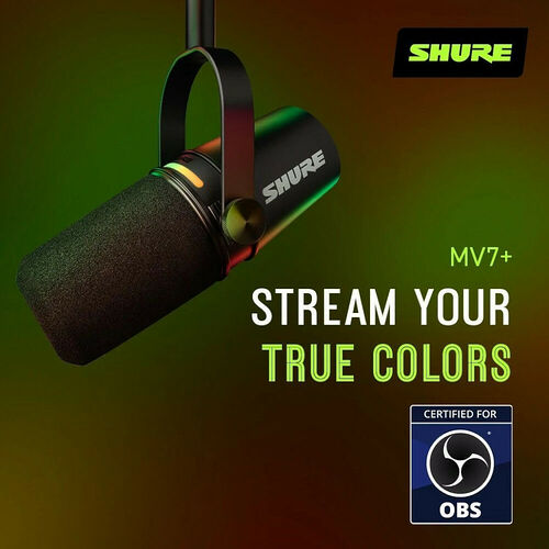 Shure MV7+ Podcast Kit (Black)
