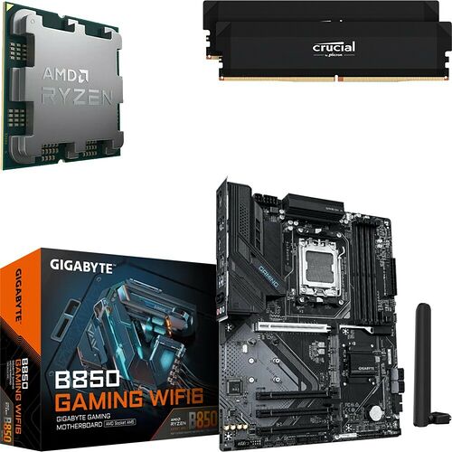 Kit évo Ryzen 5 9500F (Tray) + B850 GAMING WIFI6  + 32 Go