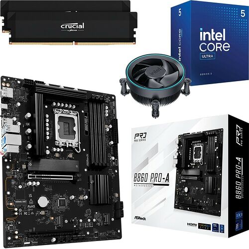 Kit évo Core Ultra 5 225F + B860 Pro-A + 32 Go