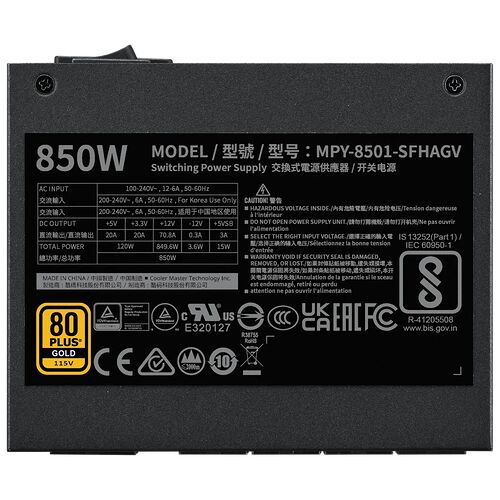 Cooler Master V SFX Gold 850 ATX 3.1 - 850W