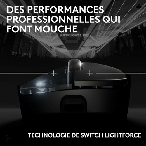 Logitech G PRO X Superlight 2 DEX - Noir
