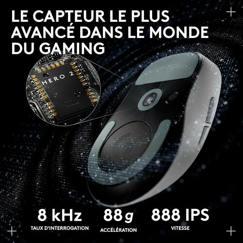 Logitech G PRO X 2 Superlight 2 DEX - Blanc