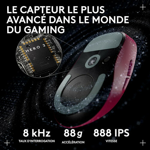 Logitech G PRO X 2 Superlight 2 DEX - Rose