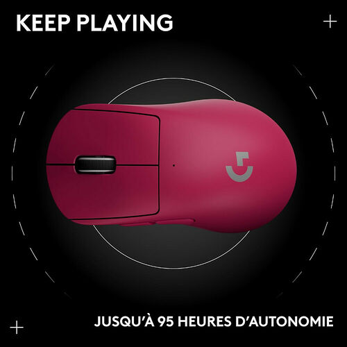 Logitech G PRO X 2 Superlight 2 DEX - Rose