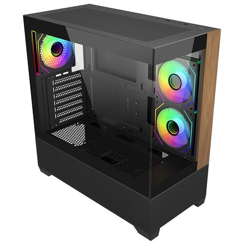 Cooler Master Elite 690 Wood - Noir