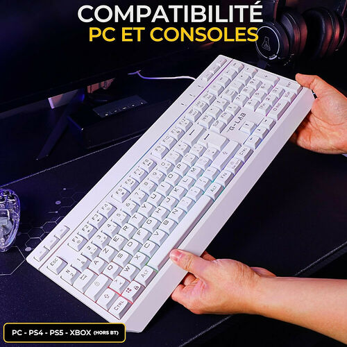 The G-Lab Combo Tungsten EX - Blanc (AZERTY)