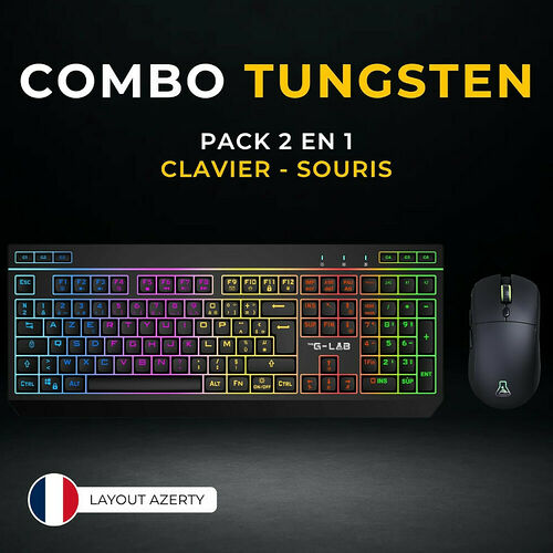 The G-Lab Combo Tungsten EX (AZERTY)