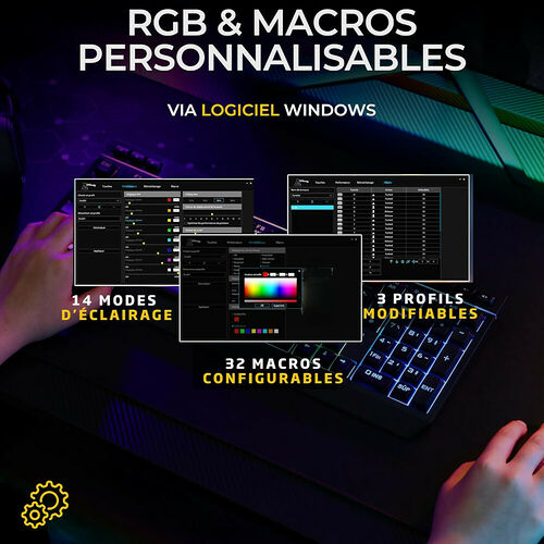 The G-Lab Combo Tungsten EX (AZERTY)