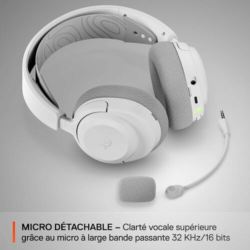 Steelseries Arctis Nova 3P Wireless (Blanc)