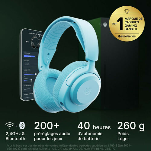Steelseries Arctis Nova 3X Wireless (Aqua)