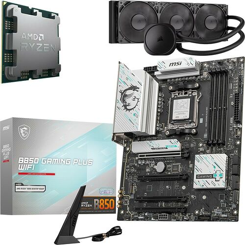Trio AMD Ryzen 7 9800X3D (Tray) + MSI B850 GAMING PLUS WIFI + Nautilus RS 360
