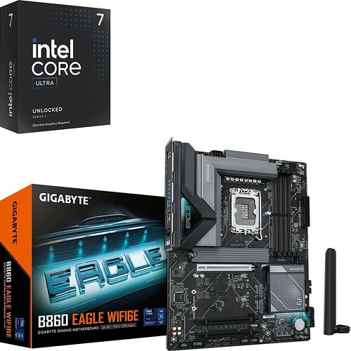Duo Intel Core Ultra 7 265KF + GIGABYTE B860 EAGLE WIFI6E