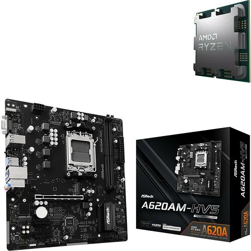 Duo AMD Ryzen 5 8400F (Tray) + ASRock A620AM-HVS