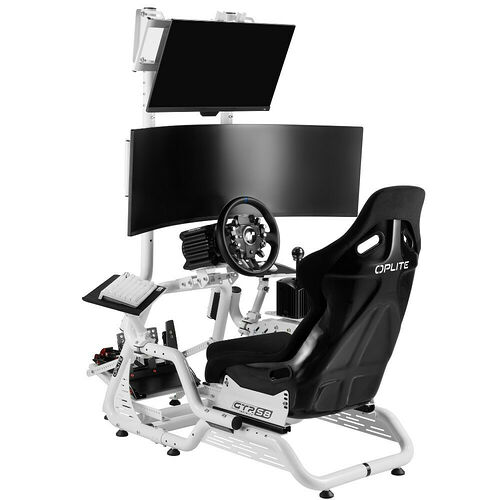 OPLITE GTR S8 On Top Monitor Mount (Blanc)