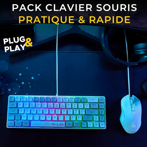 The G-Lab Combo Hydrogen (Gris/Blanc)