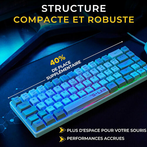 The G-Lab Combo Hydrogen (Gris/Blanc)