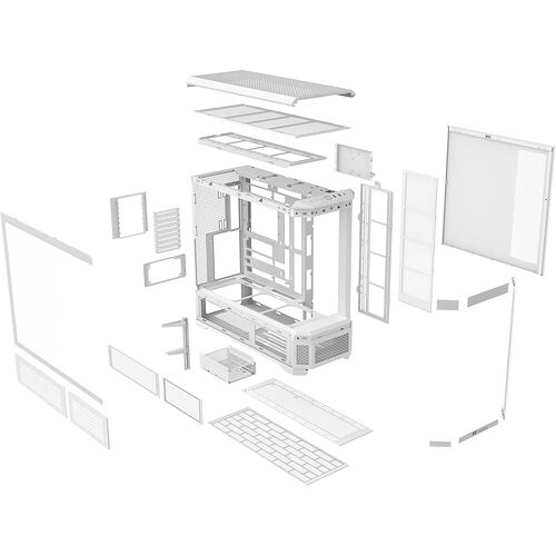 Thermaltake View 600 TG - Blanc