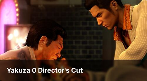 Yakuza 0 Director's Cut
