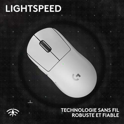 Logitech G PRO X Superlight 2 SE - Blanc