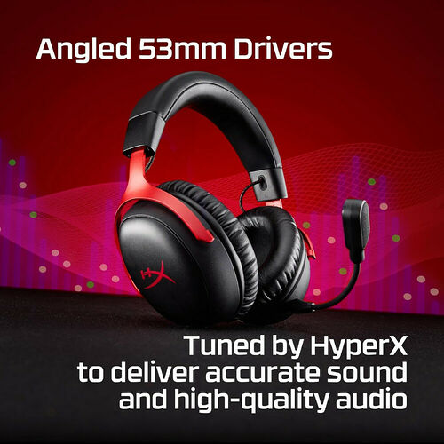 HyperX Cloud III S Wireless - Noir/Rouge